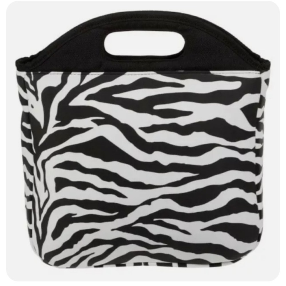 Pottery Barn Kids Zebra Gear up Lunch Tote Bag NEW